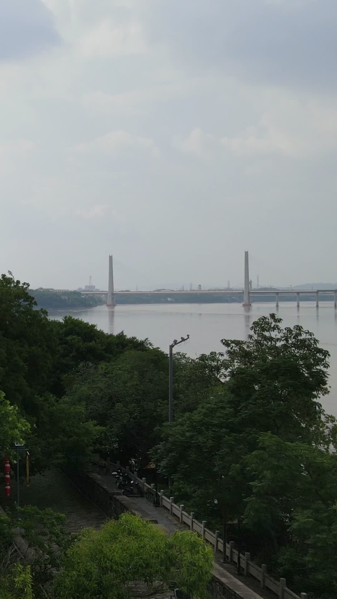 江西赣州特大桥竖屏航拍视频的预览图