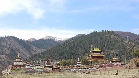 西藏昌都类乌齐卡玛多塔林延时实拍视频的预览图