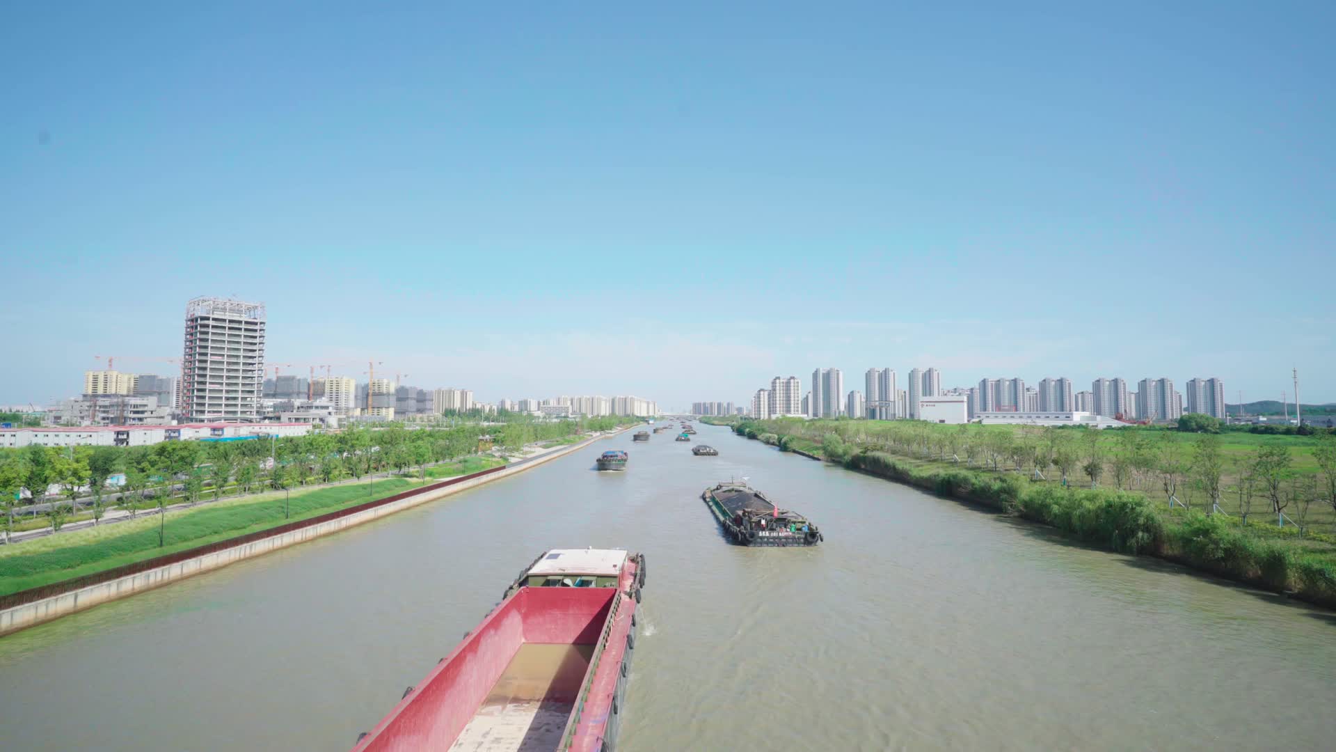 4k实拍京杭大运河苏州段视频的预览图