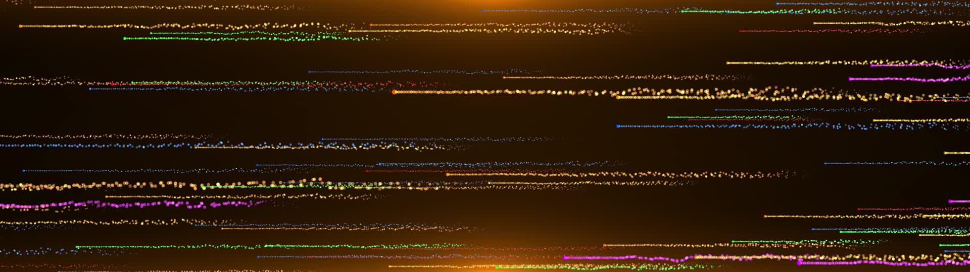 宽屏金黄色粒子横向穿梭循环视频2视频的预览图