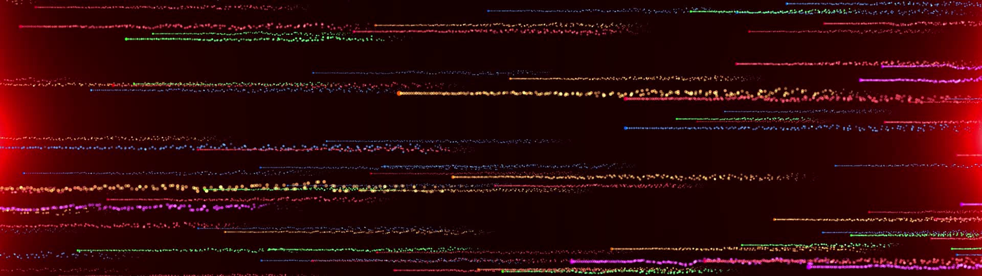 宽屏红色粒子横向穿梭循环视频1视频的预览图
