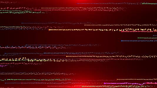 宽屏红色粒子横向穿梭循环视频2视频的预览图