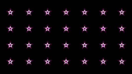 4K粉紫色五角星动感节奏视频通道循环视频的预览图