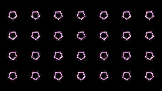 4K粉紫色五边形动感节奏视频通道循环视频的预览图