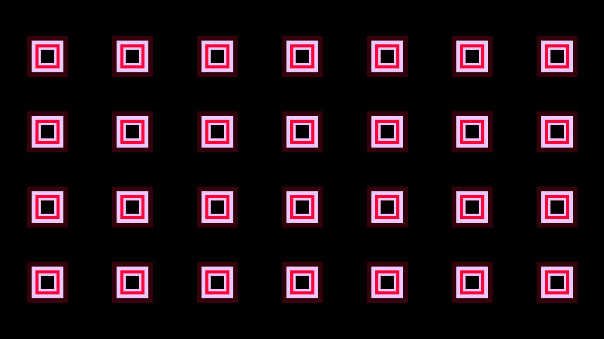 4K红色正方形动感节奏视频通道循环视频的预览图