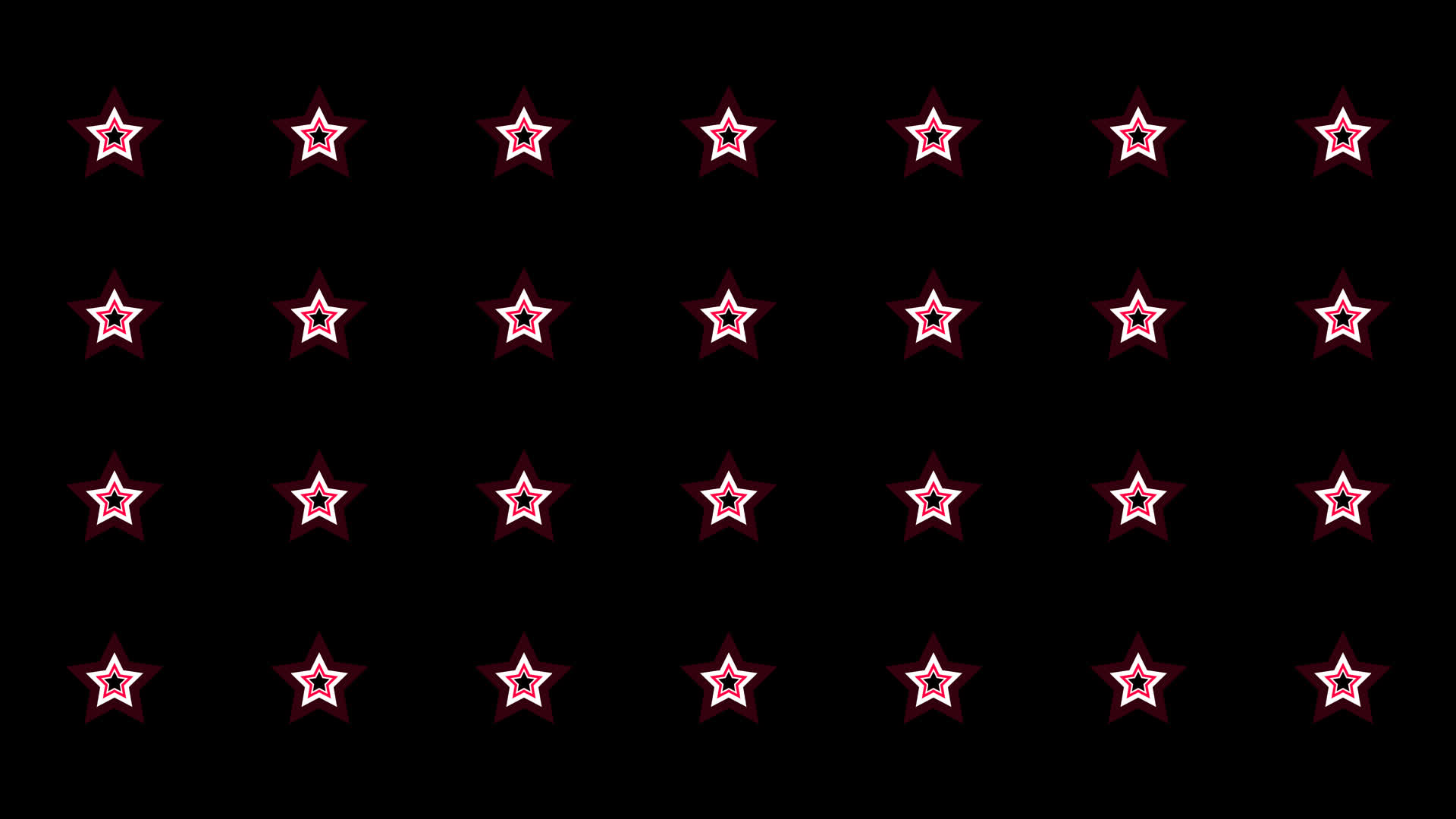 4K红色五角星动感节奏视频通道循环视频的预览图