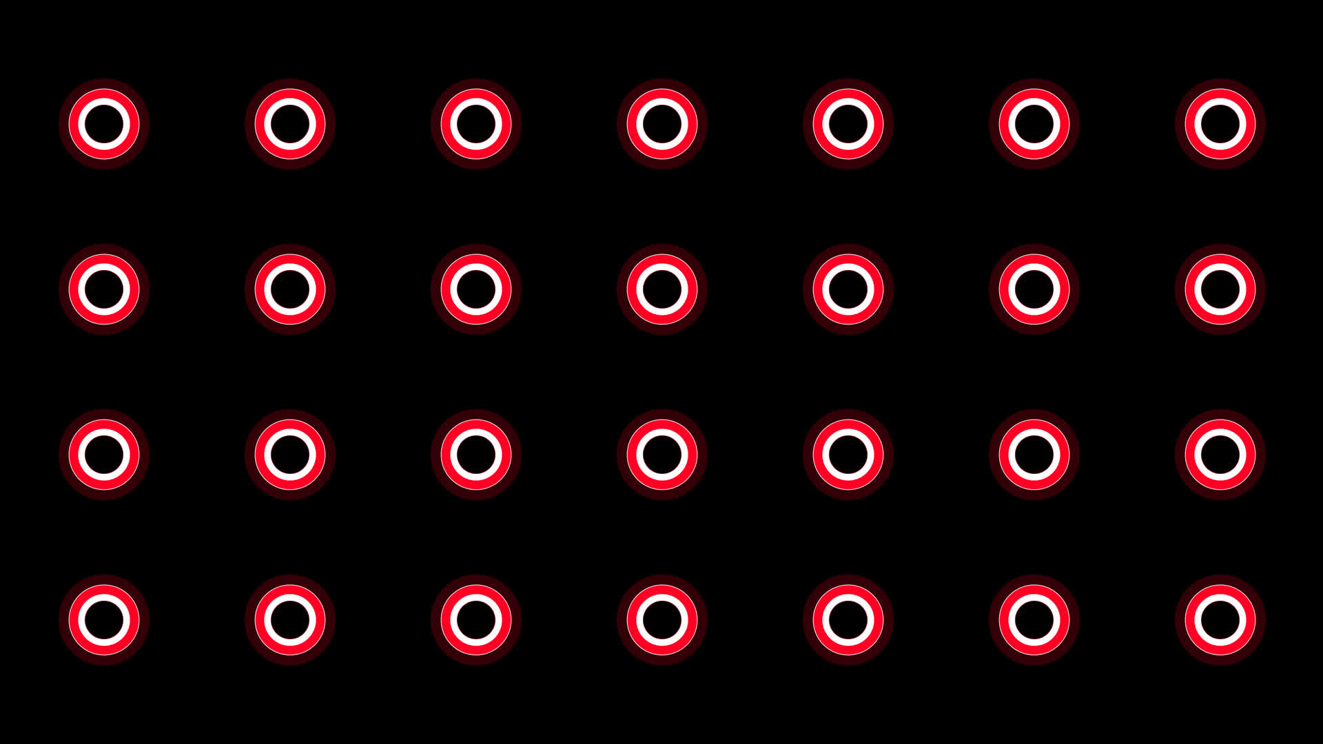 4K红色圆环动感节奏视频通道循环视频的预览图