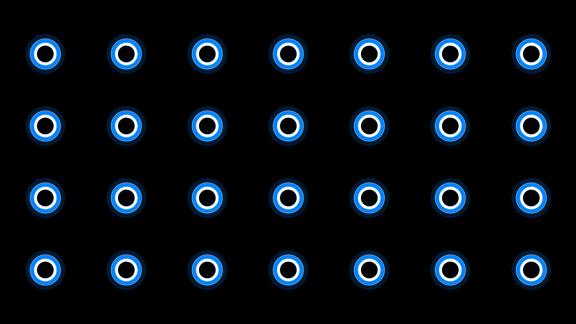 4K蓝色圆环动感节奏视频通道循环视频的预览图