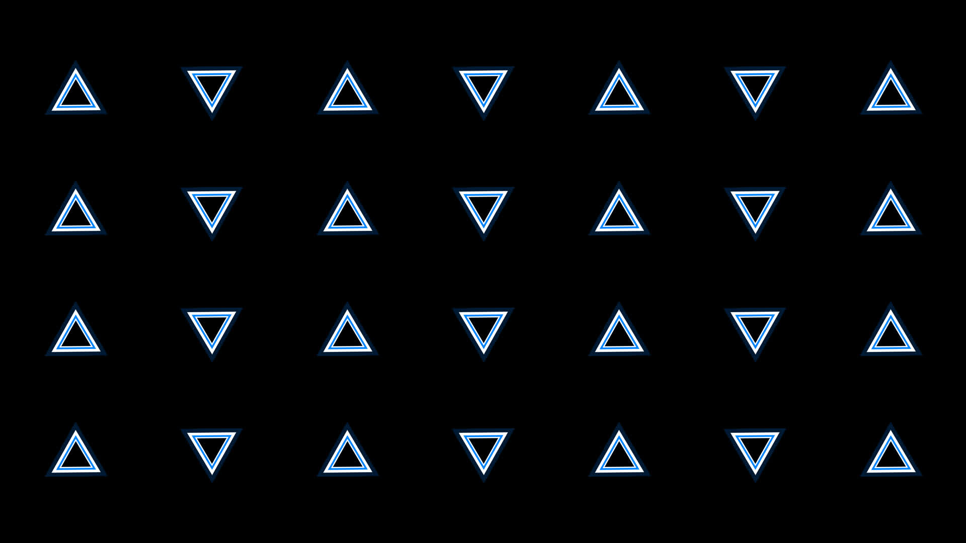 4K蓝色三角形动感节奏视频通道循环视频的预览图