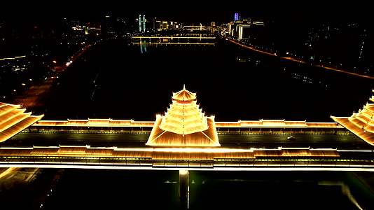 柳州凤凰岭大桥夜景视频的预览图