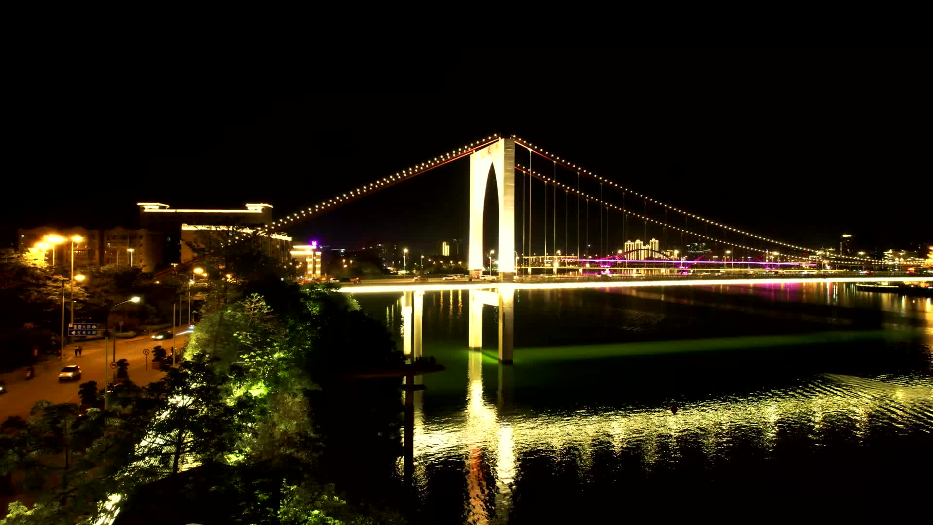 柳州红光桥夜景视频的预览图
