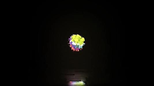 小球翻滚LOGO视频的预览图
