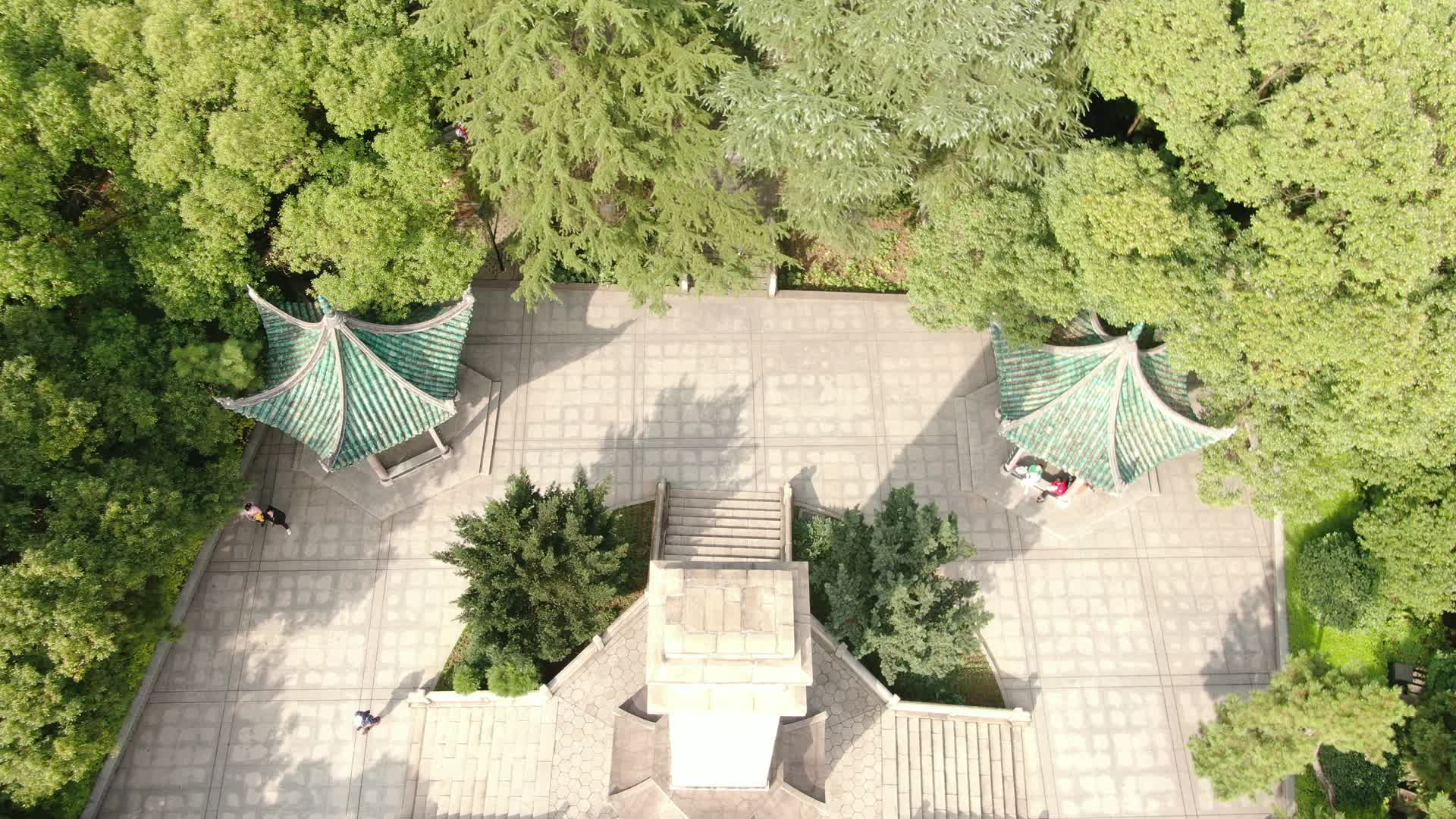 湖南衡阳人民英雄纪念碑航拍视频的预览图