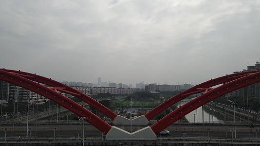 广东东莞特大桥交通航拍视频的预览图