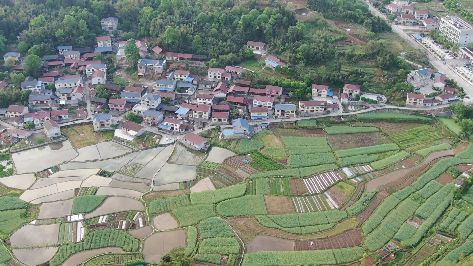 乡村振兴农业种植航拍视频的预览图