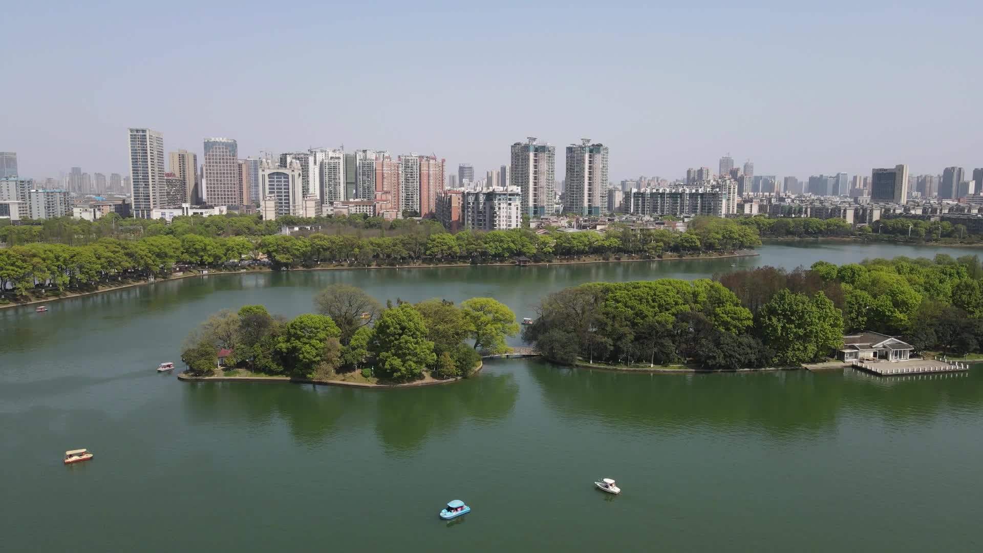 湖南长沙烈士公园航拍视频的预览图