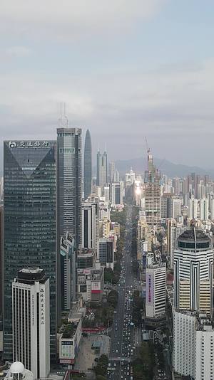 深圳城市高楼竖屏航拍视频的预览图
