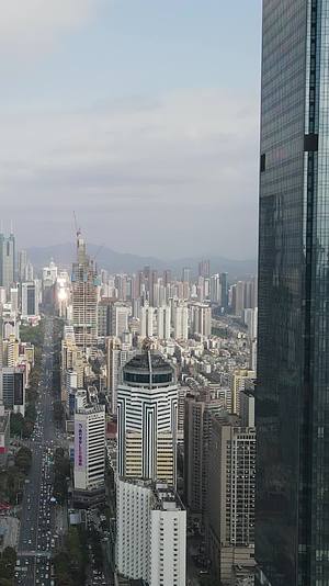 深圳城市风光竖屏航拍视频的预览图