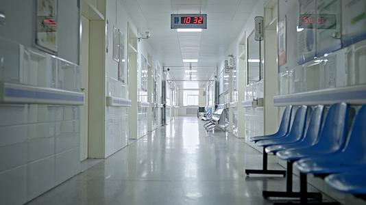 现代医院走廊视频的预览图