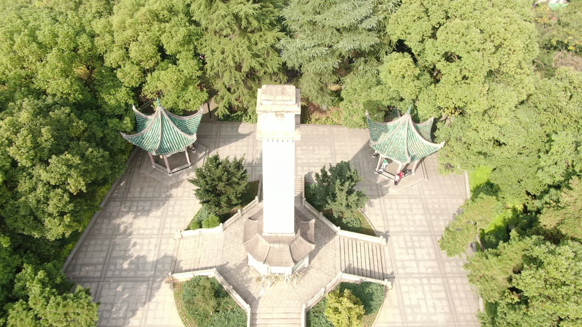 湖南衡阳人民英雄纪念碑航拍视频的预览图