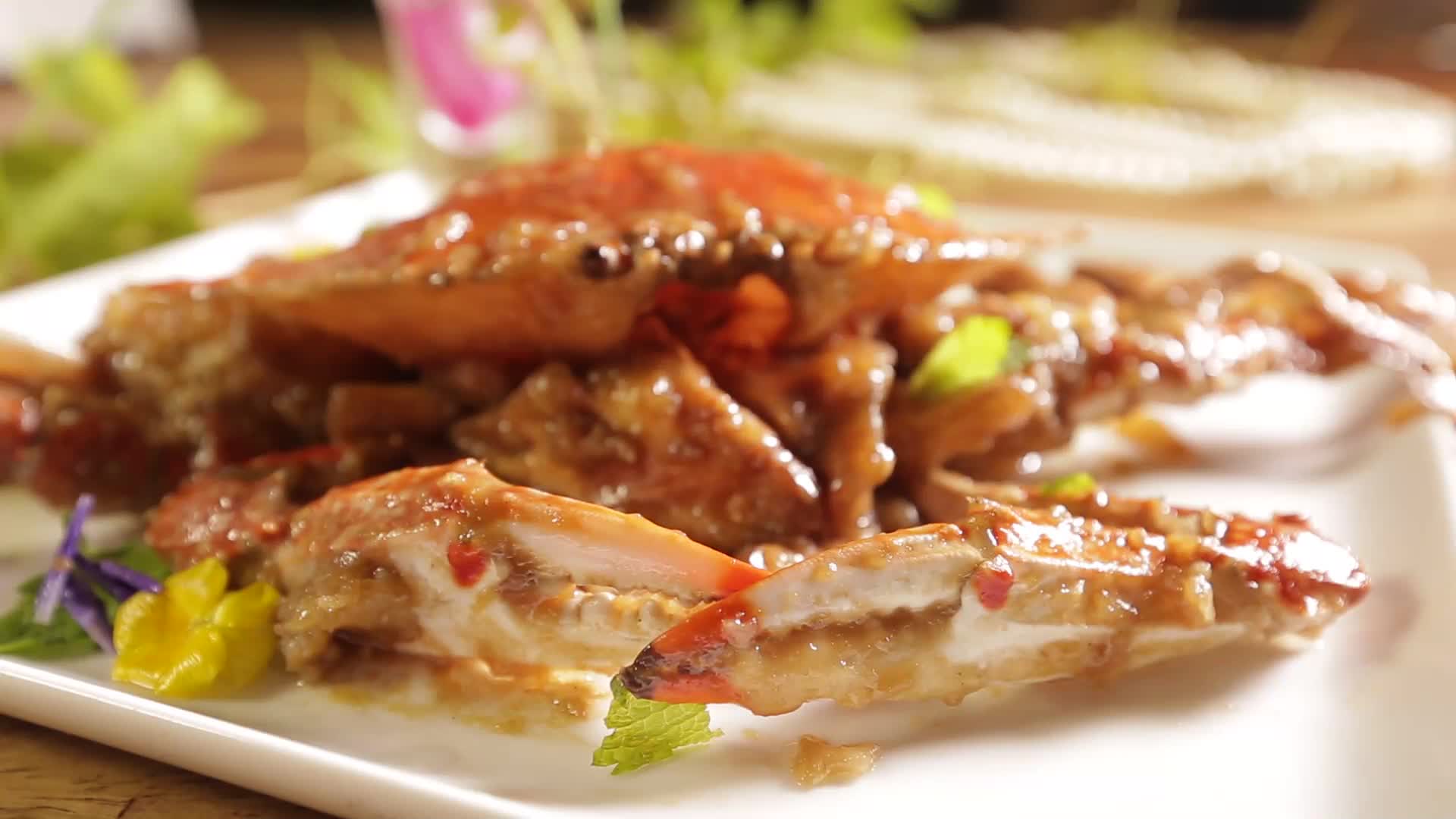 韩式年糕梭子蟹视频的预览图