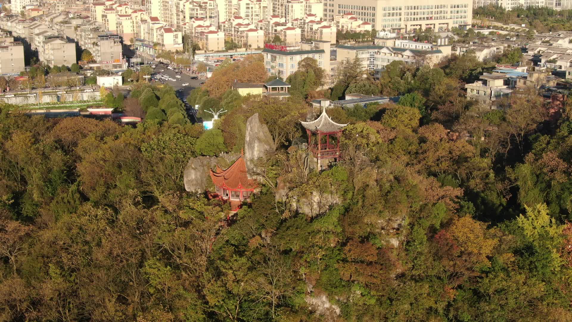 江西南昌湘湖公园航拍视频的预览图