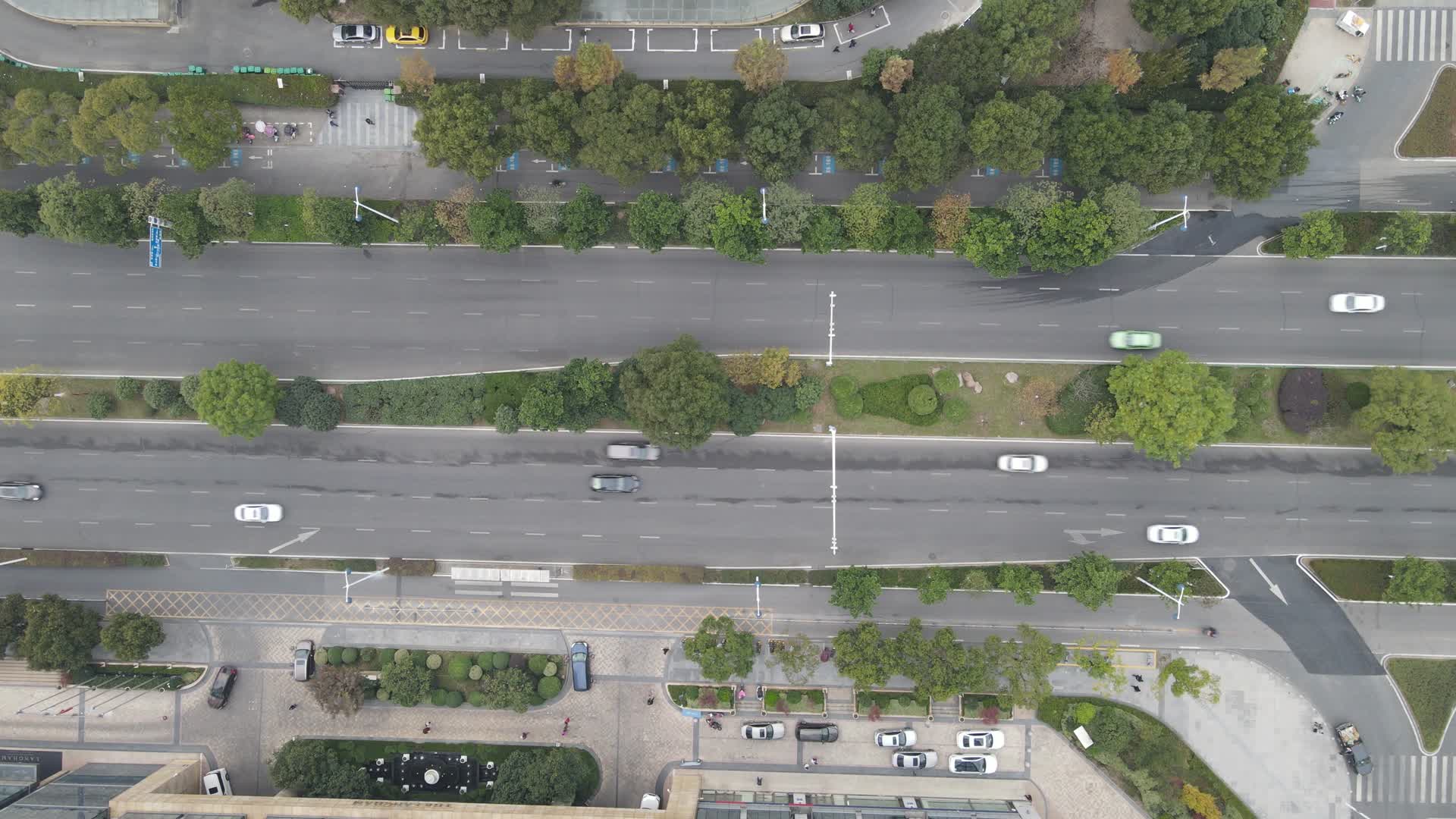 4K航拍安徽合肥城市交通视频的预览图