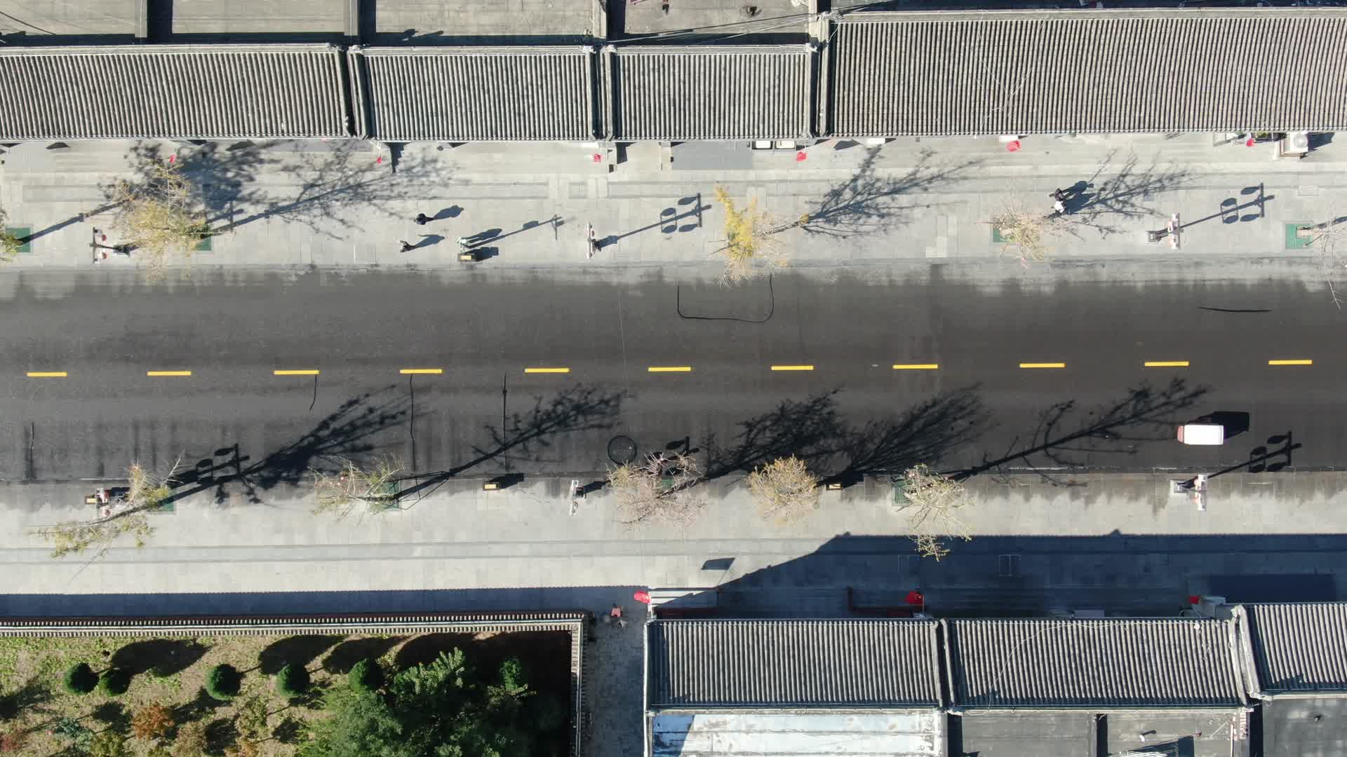 4K航拍河北石家庄城市交通大道视频的预览图