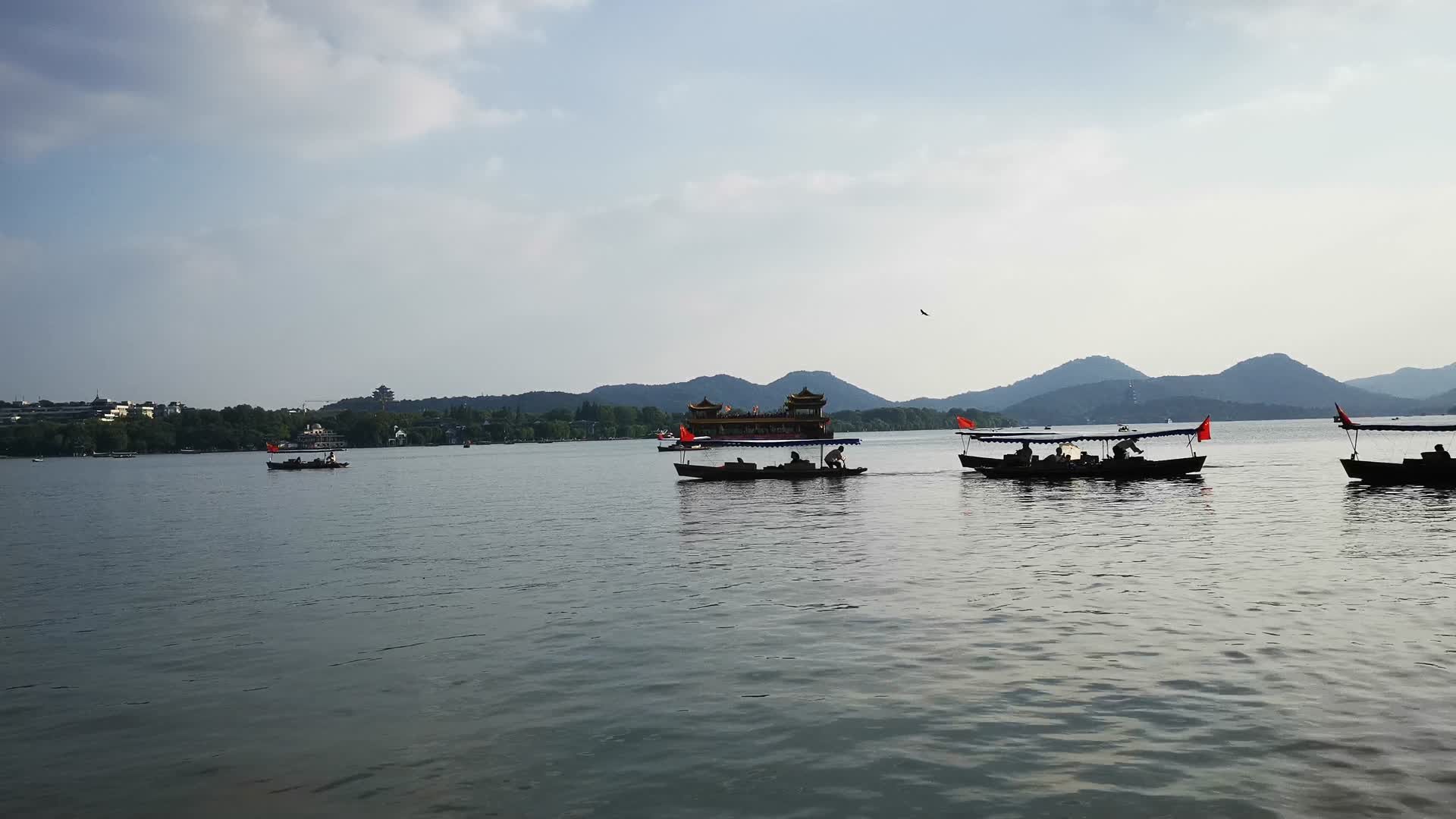 杭州西湖5A景区风景视频的预览图
