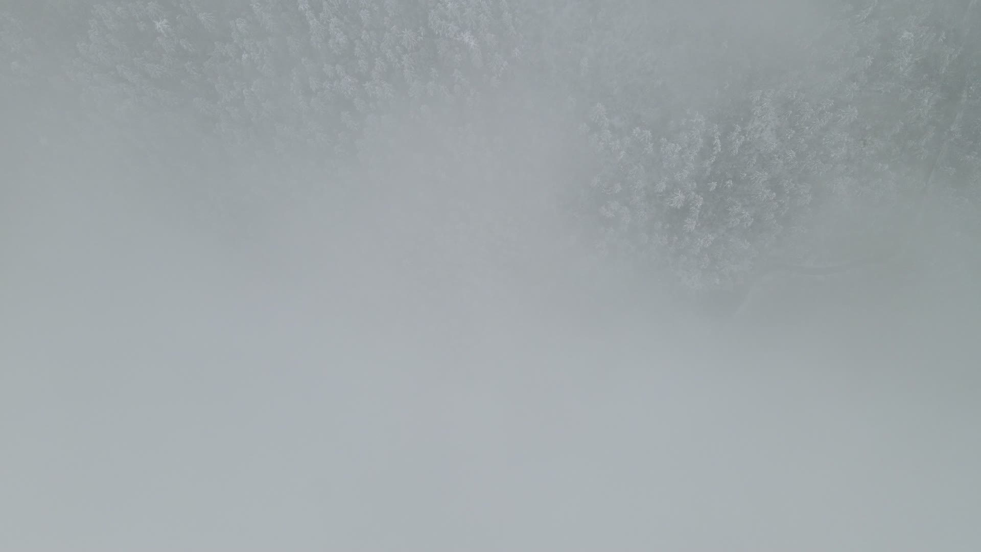 航拍云雾缭绕雪景视频的预览图