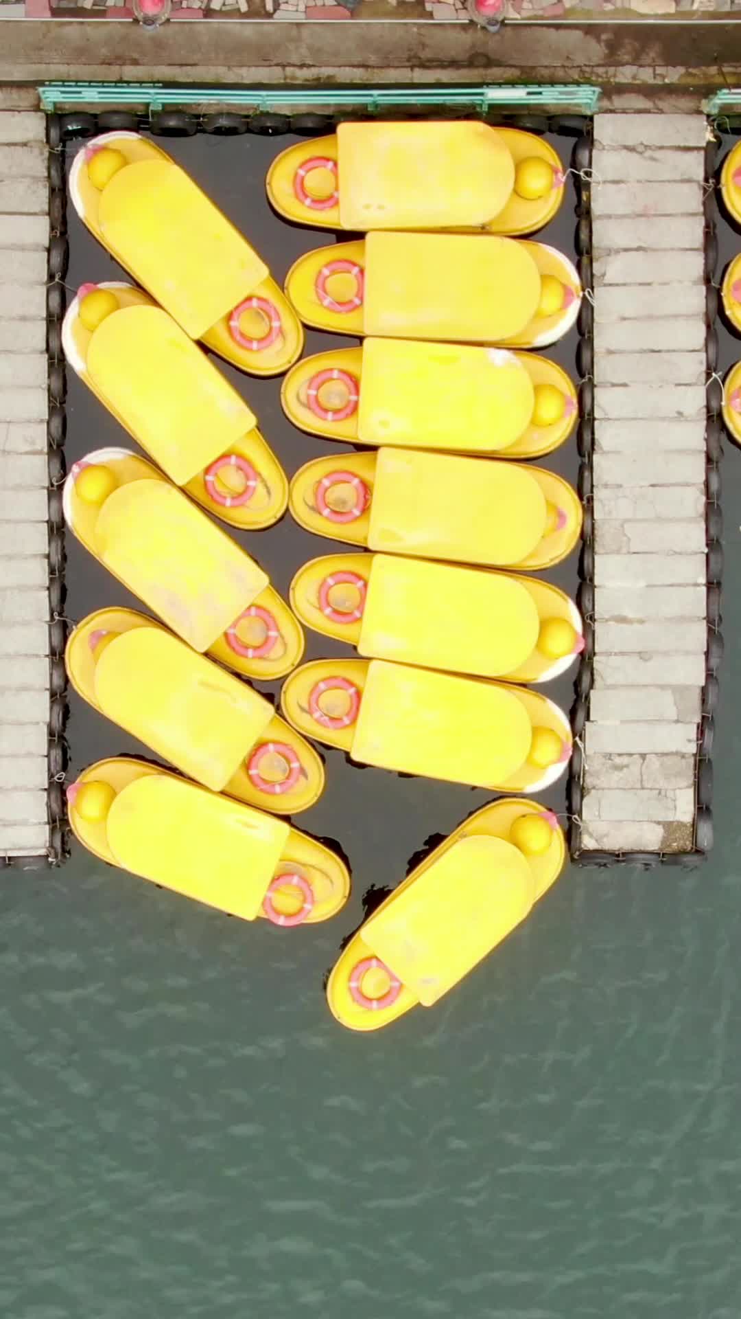 城市公园游船码头视频的预览图
