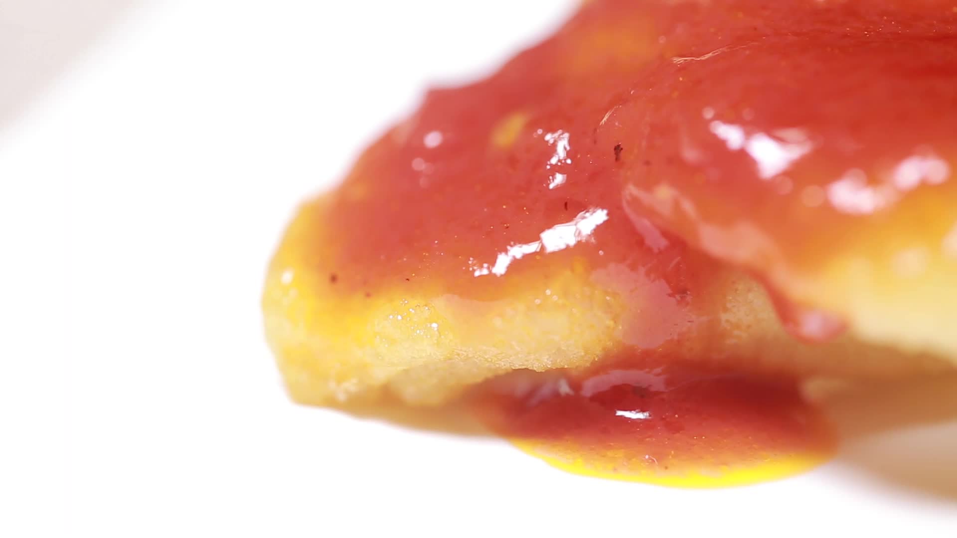 番茄酱炸鱼片视频的预览图