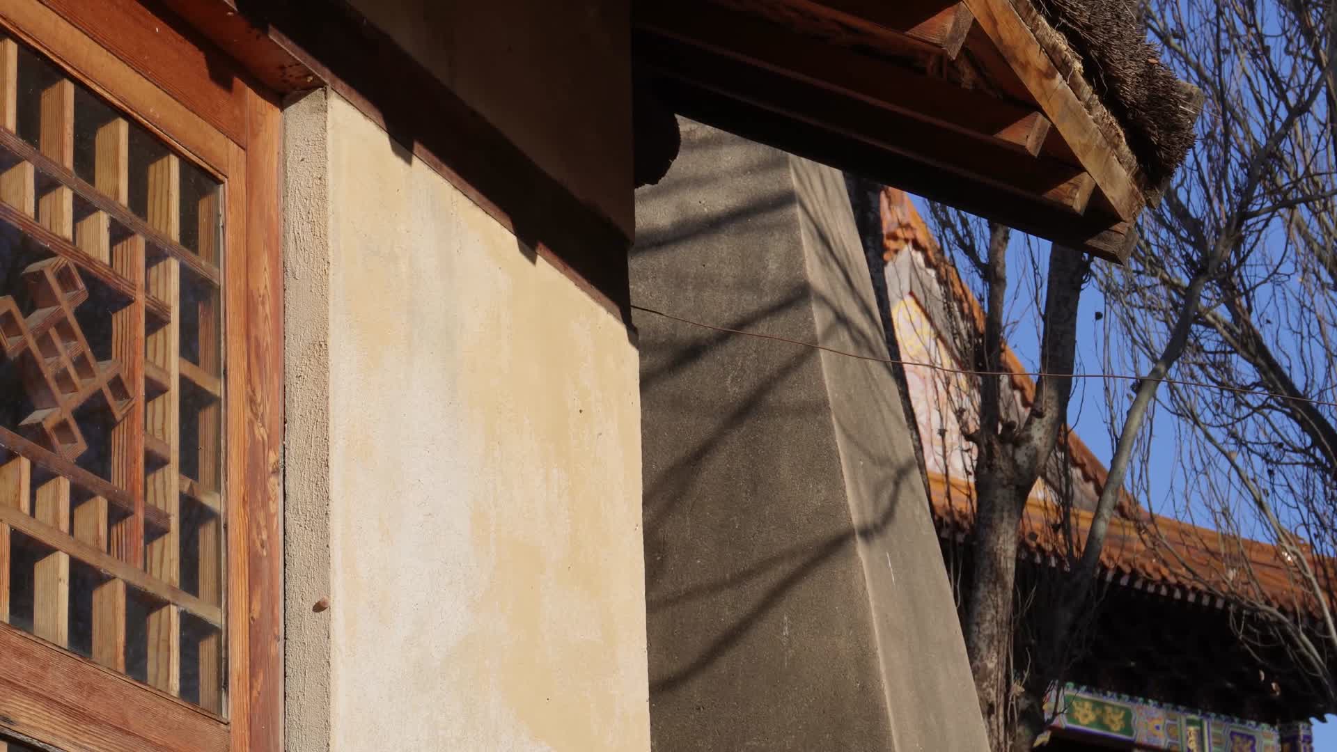 布朗族建筑风格平房院子视频的预览图