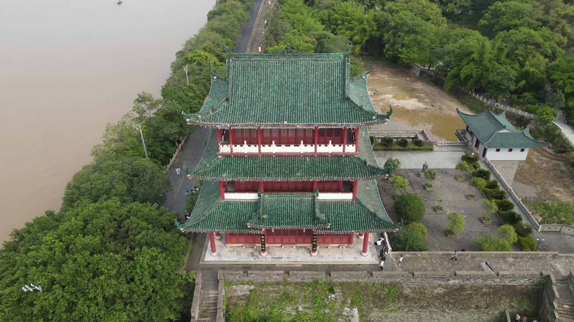 江西赣州八镜台4A景区航拍视频的预览图