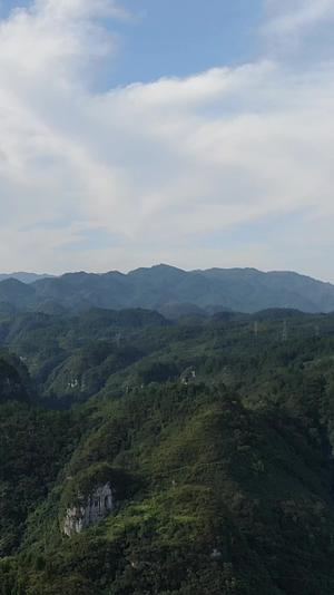 航拍贵州哈色特地貌山川贵阳城市风光视频的预览图