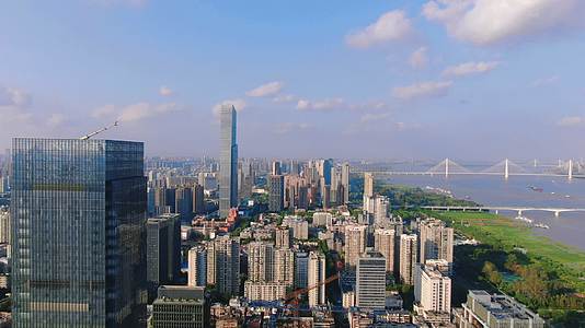 武汉城市风光航拍视频的预览图