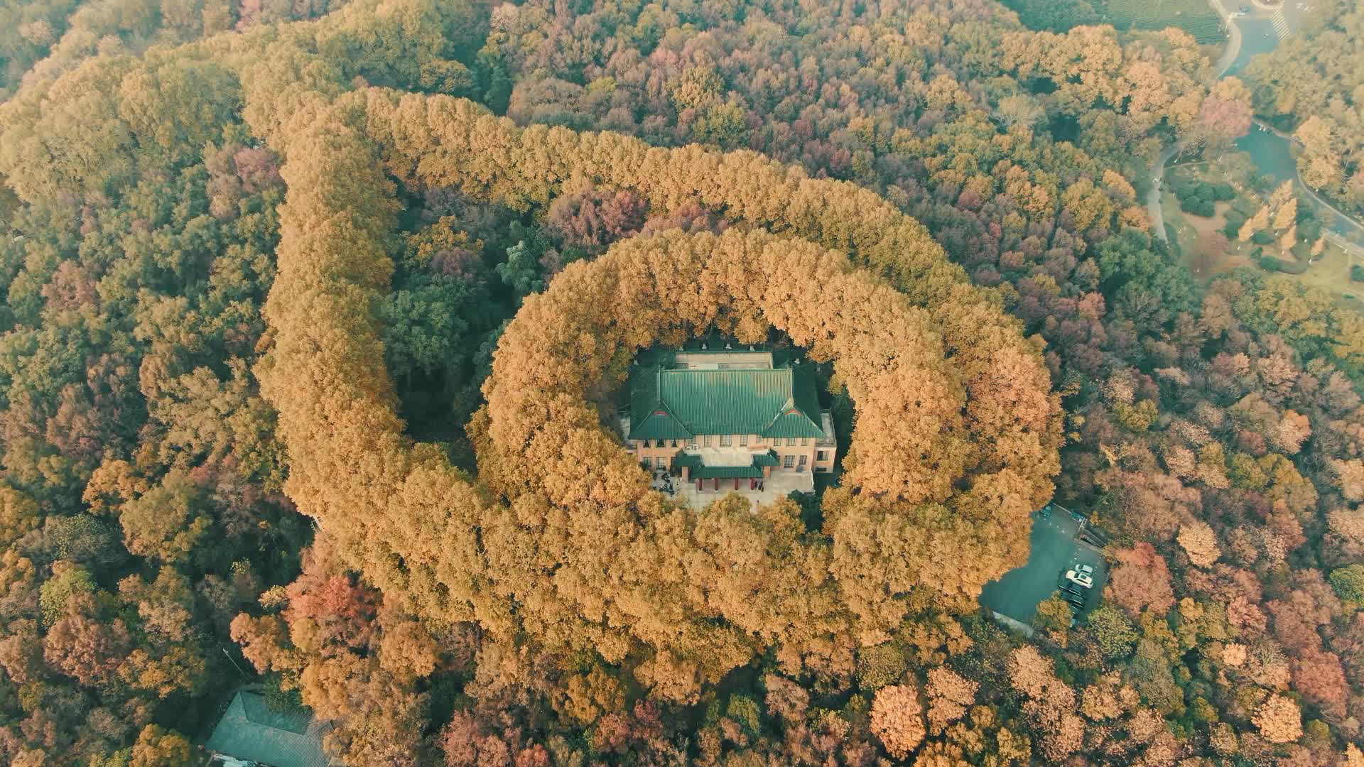江苏南京美龄宫旅航拍视频的预览图