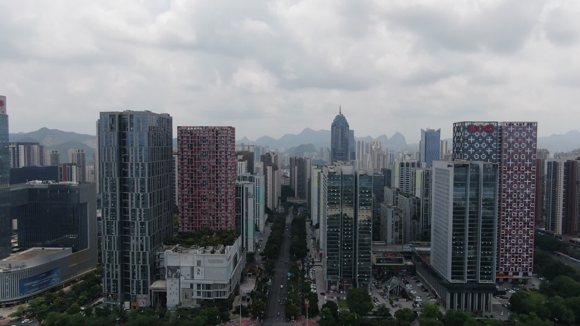 航拍广西柳州城市100九州国际视频的预览图