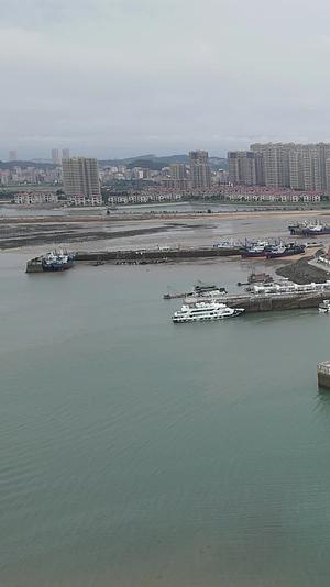航拍福建莆田文甲码头视频的预览图