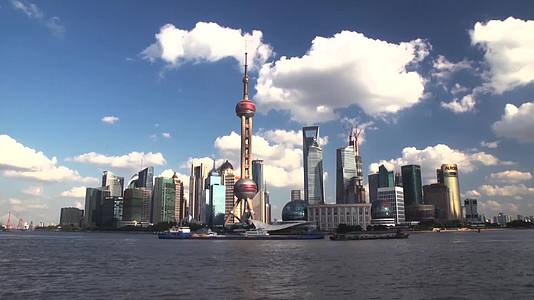 上海城市风景视频的预览图
