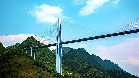 4k延时中国平塘特大桥视频的预览图