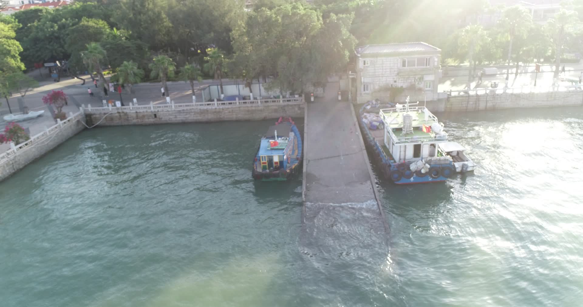 厦门市海上航拍视频的预览图