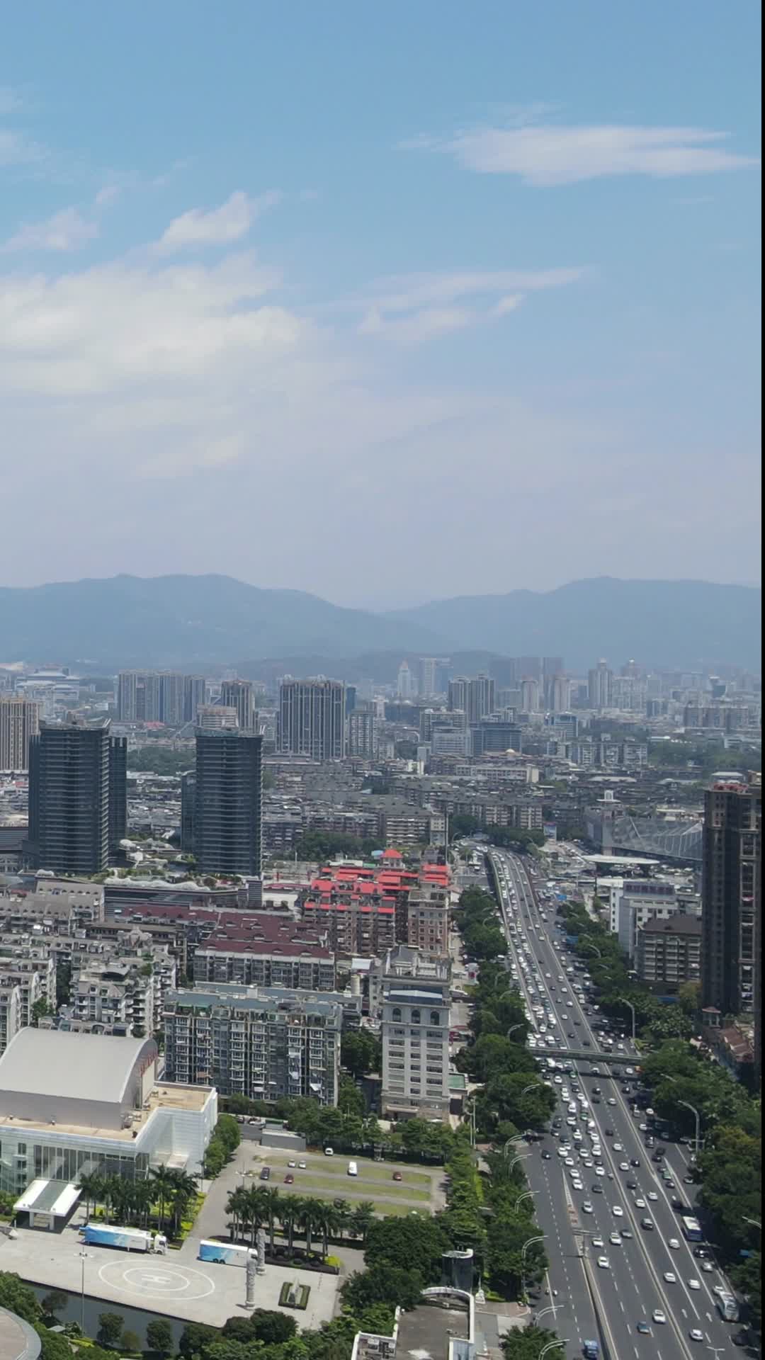 福建福州城市风光竖屏航拍视频的预览图
