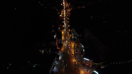 贵州贵阳城市夜景航拍视频的预览图