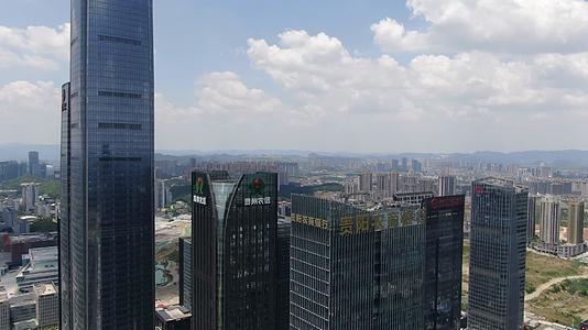 贵州贵阳金融中心金融城航拍视频的预览图