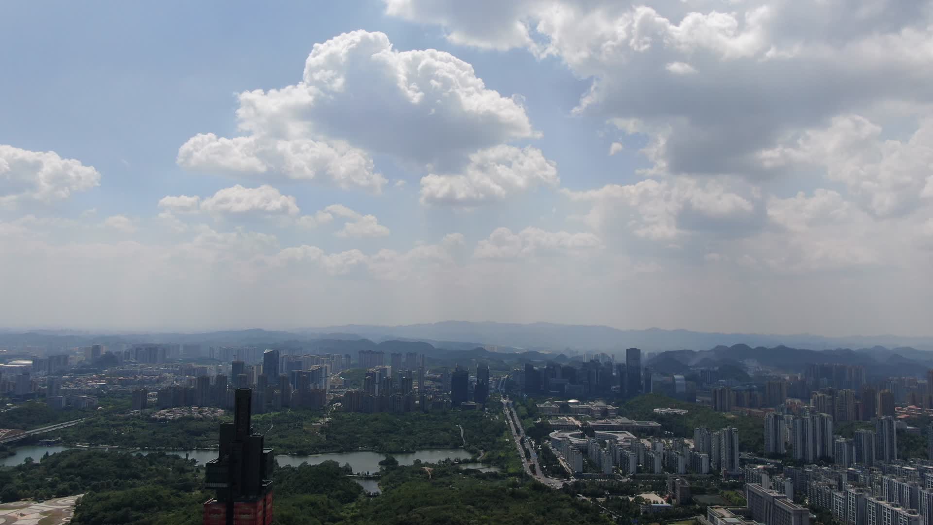 贵州贵阳城市宣传片地标建筑航拍视频的预览图