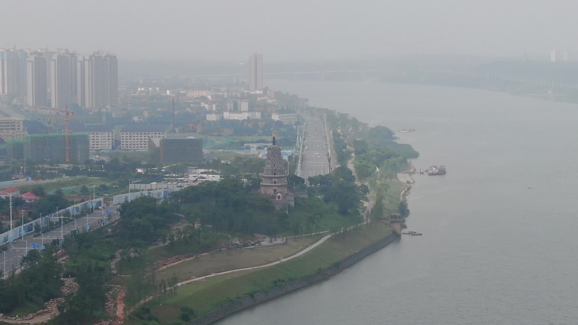 湖南衡阳城市风光航拍视频的预览图