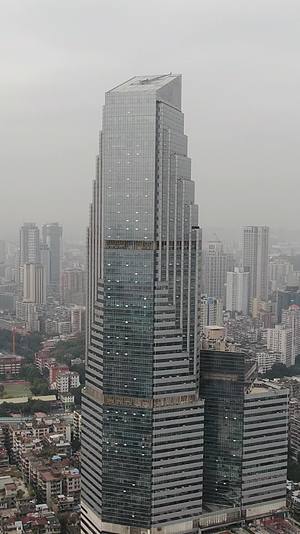广州中华大厦竖屏航拍视频的预览图