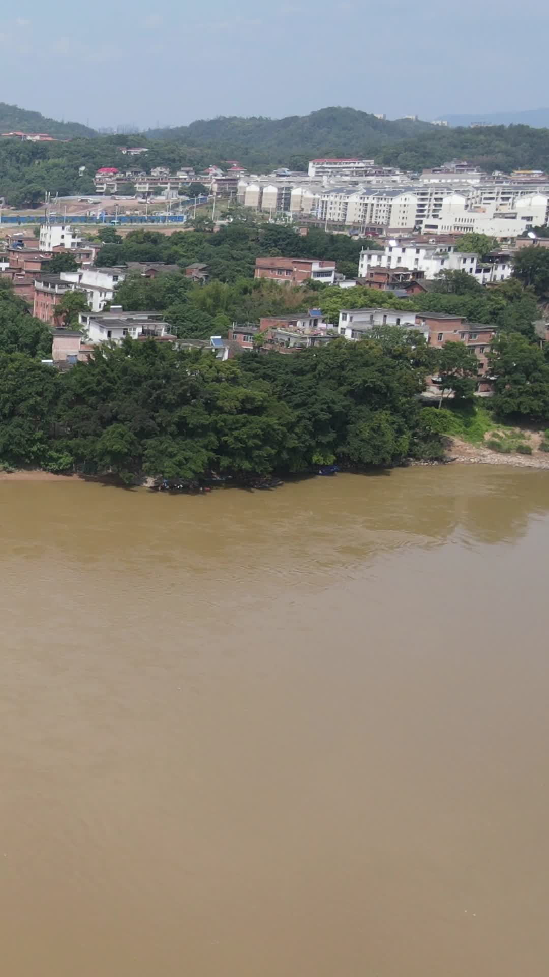 江西赣江竖屏航拍视频的预览图
