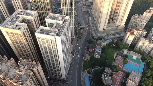 航拍贵阳城市建设高楼建筑视频的预览图